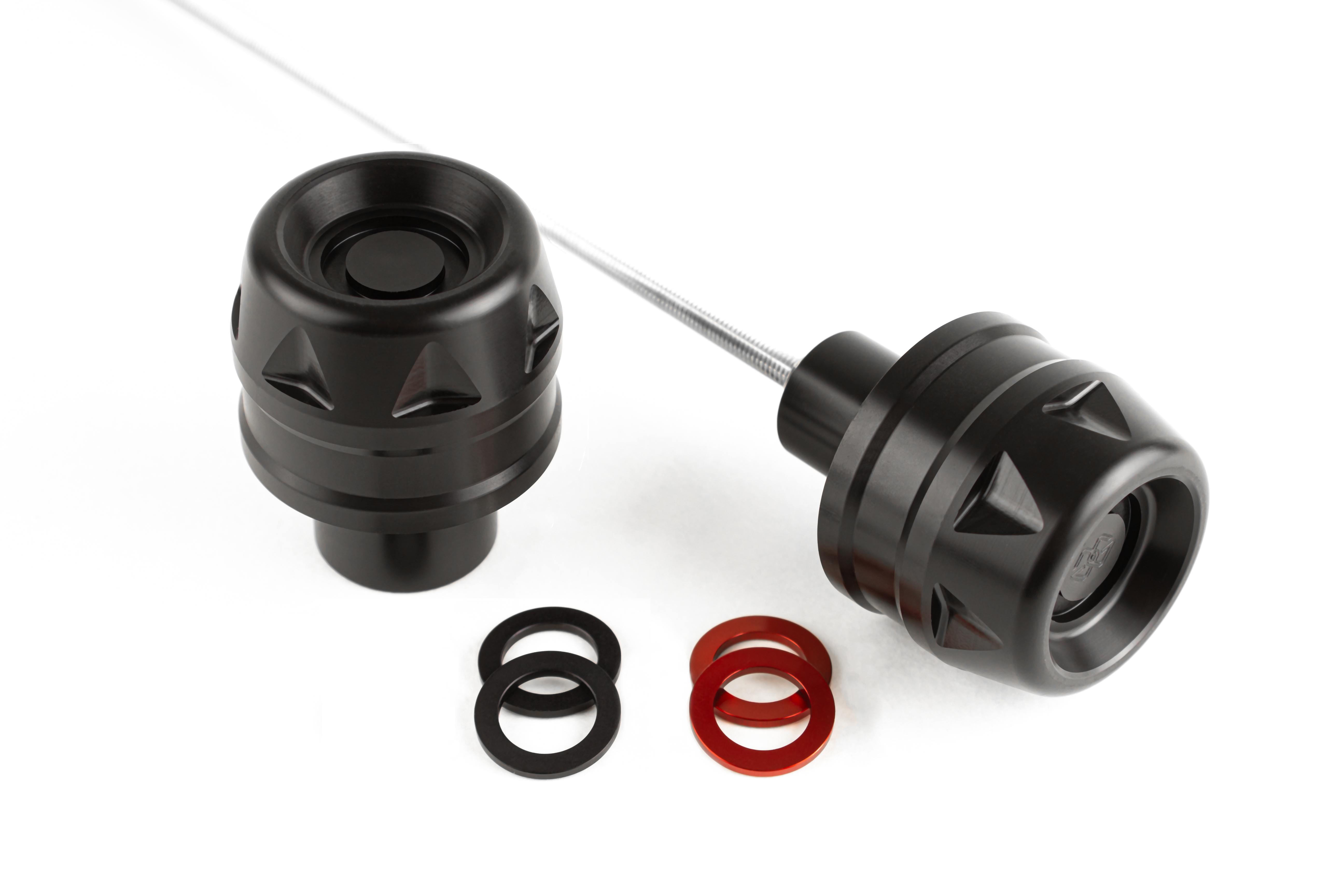 Gilles GTA Front Axle Protectors for the Ducati With Large Front Axle Nut Gilles GTA Front Axle Protectors for the Ducati With Large Front Axle Nut